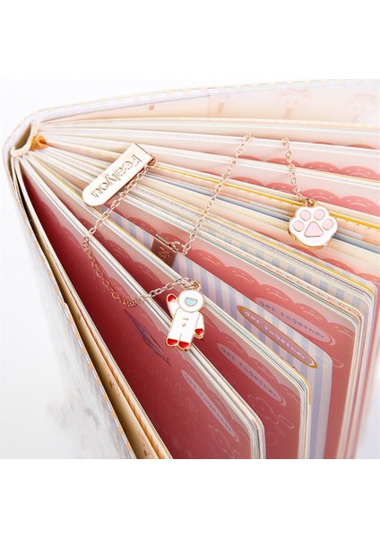 Stil-11 Stili Yaratıcı Sevimli Ins Tarzı Metal Püskül Ayraç Çizgi Film Çoklu Stiller Kitap Klipsi Hayvan Meyve Astronot Kitap Tutucu Pozisyonlama Klipsi (Yurt Dışından) modelleri