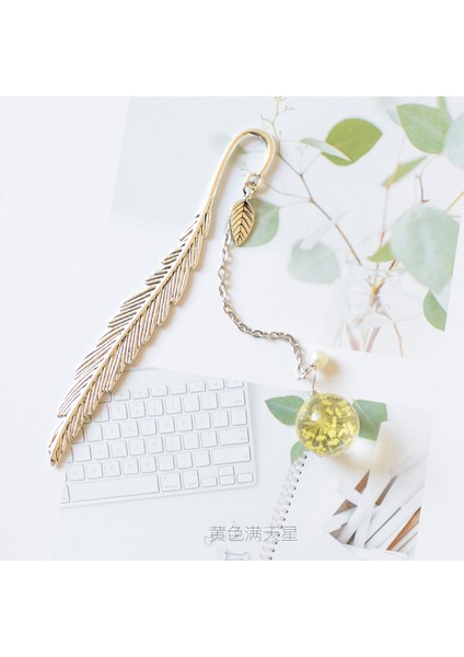 No.6 Tarzı 1 Adet Kristal Kolye Yaprak Stili Kurutulmuş Çiçekli Kitap Ayracı Kırtasiye Okul Için 2020 (Yurt Dışından) modelleri