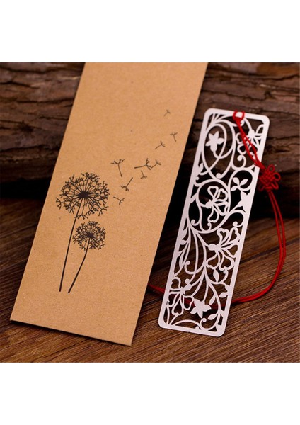 No.2 Tarzı Yeni Çiçek Hollow Ayraç Vintage Metal Ayraç Wite Knot Çok Fonksiyonlu Kırtasiye Yaratıcı (Yurt Dışından) fırsatları