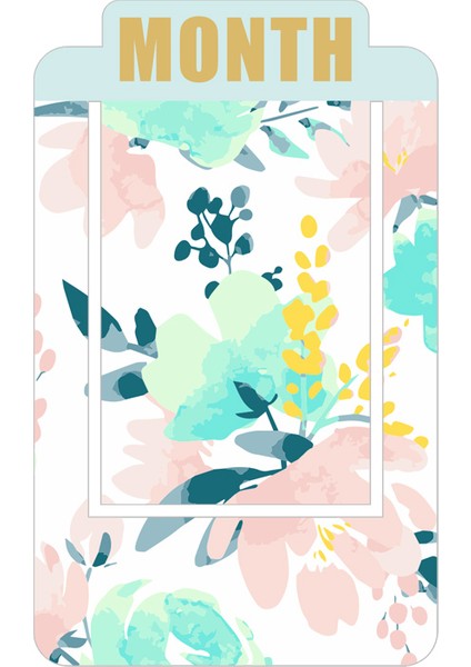 Çiçek Ay Stili Plastik Kapaklı Ayraç Defter Ve Günlük Klipsi Endeks Ayraç Planlayıcı Aksesuarlar Sevimli Okul Kırtasiye Malzemeleri (Yurt Dışından)