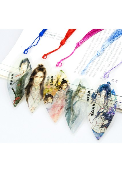 Diğer Stil Mo Dao Zu Shi Yaprak Şekilli Ayraçlar Su Geçirmez Şeffaf Pvc Plastik Ayraç Güzel Kitap Ayraçları (Yurt Dışından) fiyatları