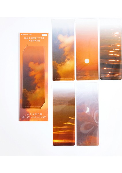 D Stili Bulutlu Gökyüzü Ayraçları Şeffaf Kitap Ayraçları Eşsiz Kişiselleştirilmiş Kitap Sayfa Işaretçileri Öğretmenler Kız Ofis Okul si (Yurt Dışından)