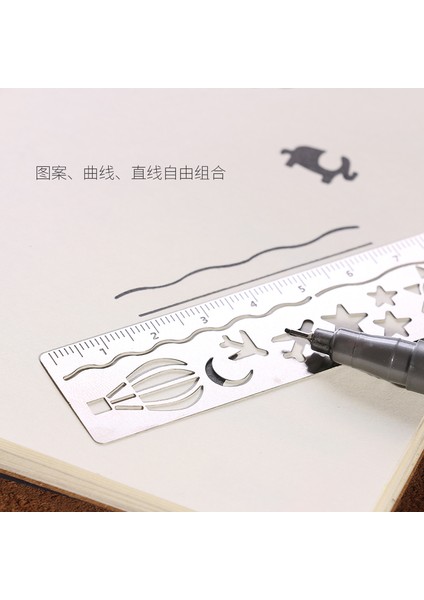 No.2 Tarzı Kitap Için Sevimli Kawaii Yaratıcı Metal Ayraç Ve Cetvel Stationery Çocuklar Öğrenci (Yurt Dışından) fırsatları