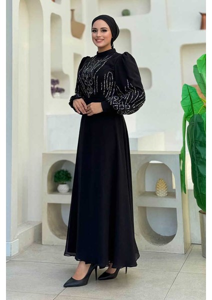 7022 Abiye Siyah modelleri