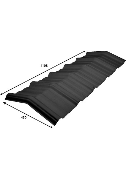 Tepe Mahya Polystep Pvc-Asa Kiremit Çatıpaneli