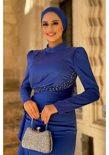 7011 Fırfır Detay Abiye Saks fırsatları