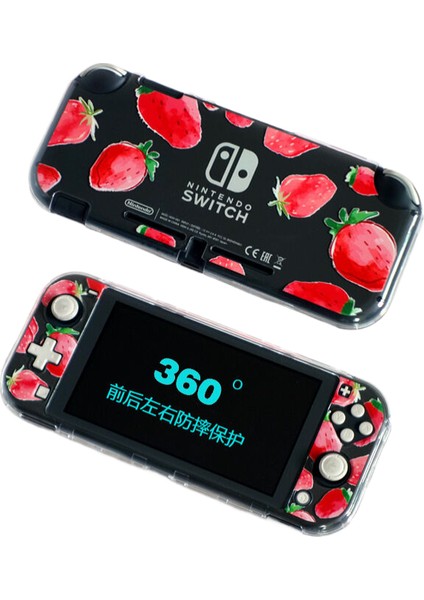 Nintendo Switch Lite Mat Boyalı Koruyucu Kapak Çilek Temasına Uygundur (Yurt Dışından)