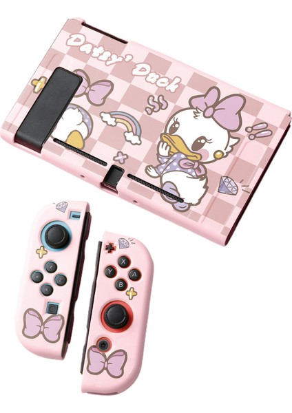 Nintendo Switch Mat Kabartmalı Koruyucu Kılıf Tpu Yumuşak Kılıf Daisy (Yurt Dışından)