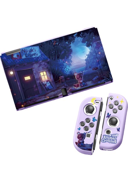 Nintendo Switch OLED Tpu Mat Koruyucu Kılıf Kabartmalı Boyalı Yumuşak Kılıf (Yurt Dışından)