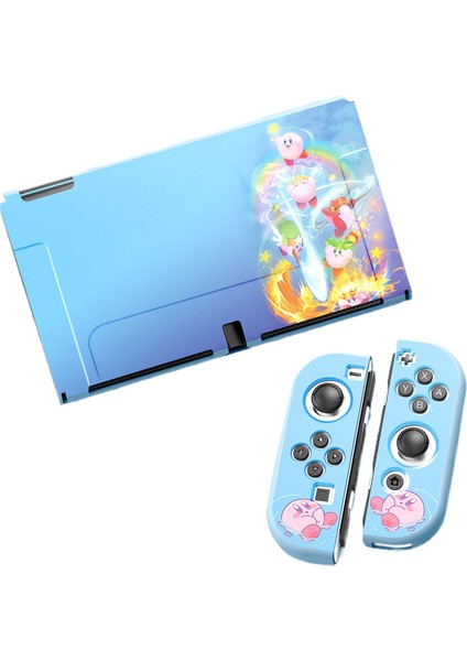 Nintendo Switch OLED Buzlu Kabartmalı Koruyucu Kılıf Tpu Yumuşak Kılıf (Yurt Dışından)