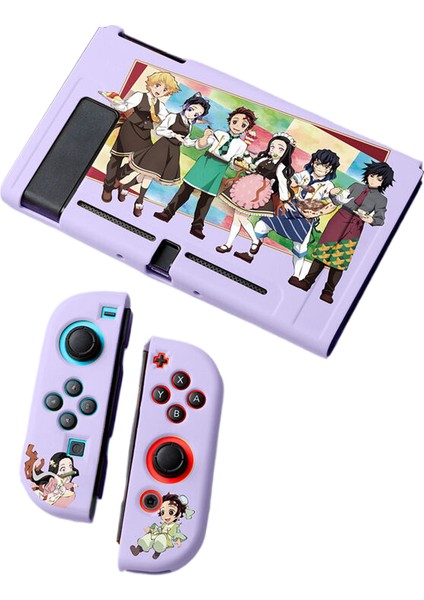 Nintendo Switch Için Uygun Anime Tema Koruyucu Kılıf Tpu Yumuşak Kabuk Siyah (Yurt Dışından)