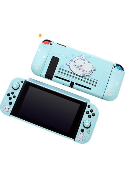 Nintendo Switch Karikatür Kedi Koruyucu Kılıf (Yurt Dışından)
