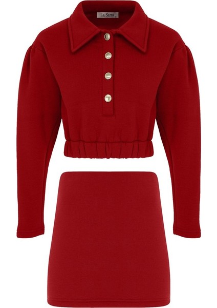 Berry Bliss Sweatshirt Etek Alt Üst Takım