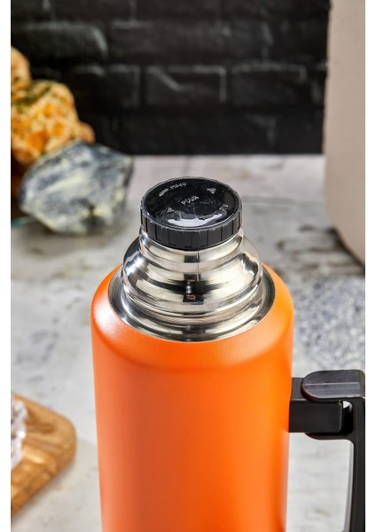 1.5 Litre Çift Katlı Çelik Termos - 24 Saat Sıcak, 48 Saat Soğuk, Kulplu (Kamp, Piknik, Ofis, Seyahat, Outdoor) modelleri