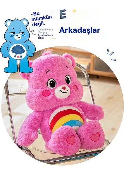22CM Sevimli Care Bears Asabi Ayı Peluş Bebek Aşk Ayı Hediye (Yurt Dışından)