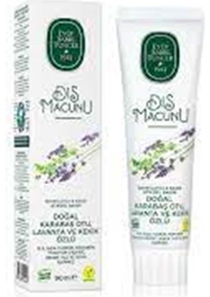 Doğal Karabaş Otu Lavanta ve Kekik Özlü Diş Macunu 90ML