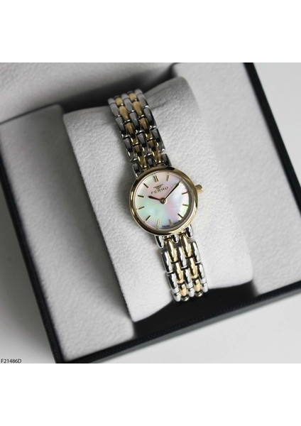 F21486D Çelik Kordonlu Kadın Kol Saati