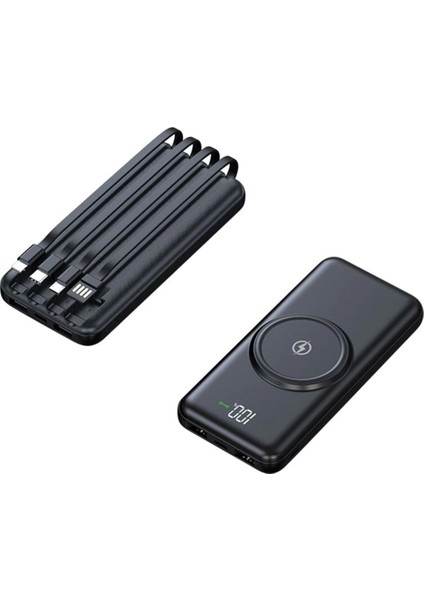 Plus 24000 Mah Kablosuz Şarj Destekli Sabit Kablolu Kılf Hediyeli Powerbank modelleri