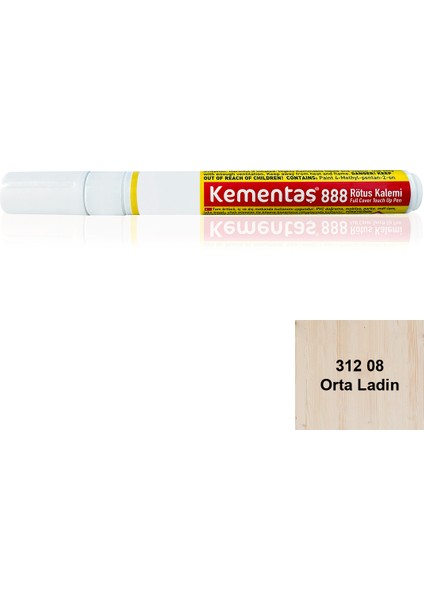 Tam Örtücü Rötuş Kalemleri 312 08 Orta Ladin tam Örtücü Rötuş Kalemi