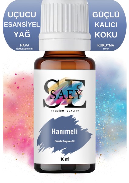 Hanımeli Esansiyel Uçucu Koku Yağ Buhurdanlık Yağı Difüzör Esansı Hobi Esans 10ml