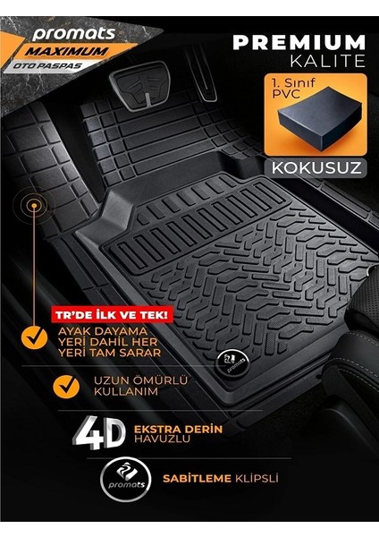 Honda Crv 2002-2007 4d Oto Paspas Maximum Siyah