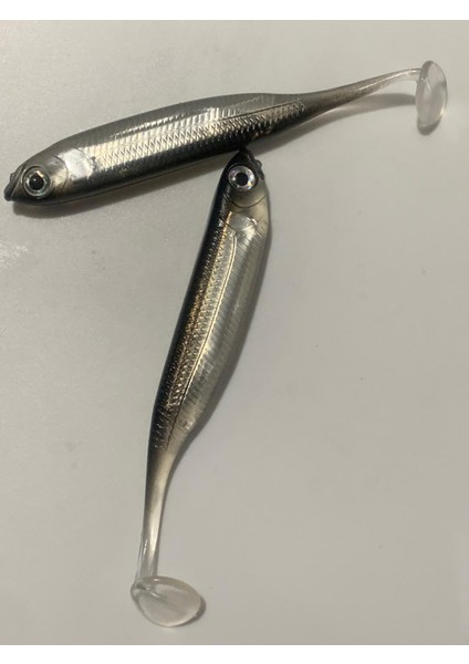 Real Fish Silikon Balık Yem Gri Renkli BÜYÜK BOY 10 cm fırsatları