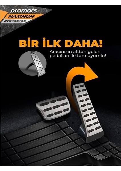 Renault Kadjar 2015 Sonrası 4d Oto Paspas Maximum Siyah fiyatları