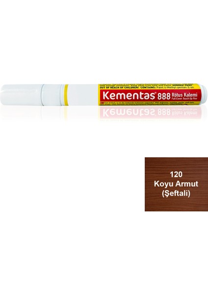 Tam Örtücü Rötuş Kalemleri 120 KOYU Armut (Şeftali) Tam Örtücü Rötuş Kalemi