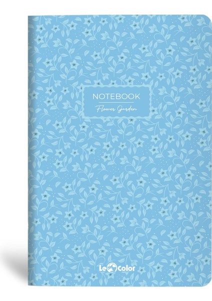 4'lü Flower Garden Defter Seti Çizgisiz 13X20