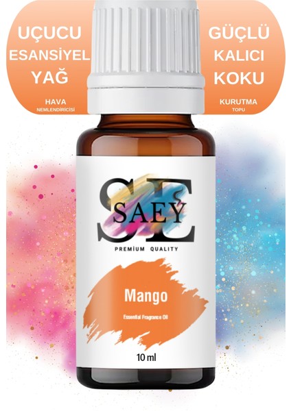 Mango Esansiyel Uçucu Koku Yağ Buhurdanlık Yağı Difüzör Esansı Hobi Esans 10ml
