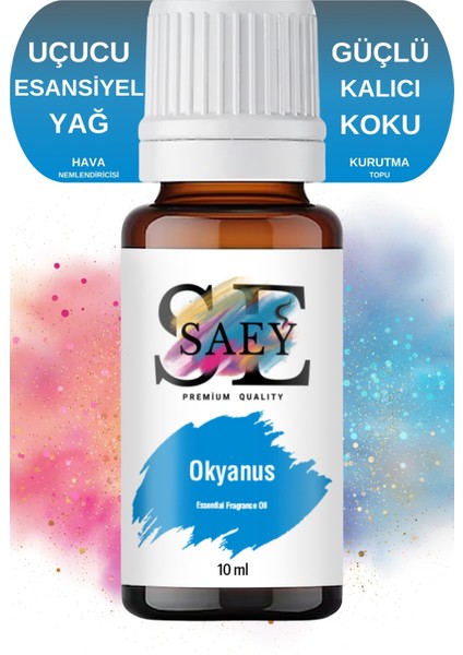 Okyanus Esansiyel Uçucu Koku Yağ Buhurdanlık Yağı Difüzör Esansı Hobi Esans 10ml