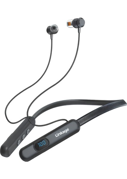 Bluetooth 5.3 Versiyon Boyunluk Kulaklık - Ergonomik Tasarım, LED Gösterge ve Type-C Şarj fırsatları