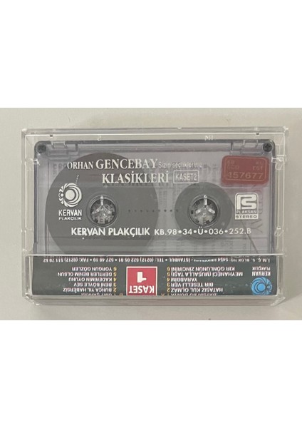 Orhan Gencebay - Sizin Seçtiklerinizle 1 Kaset