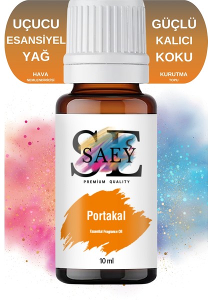 Portakal Esansiyel Uçucu Koku Yağ Buhurdanlık Yağı Difüzör Esansı Hobi Esans 10ml