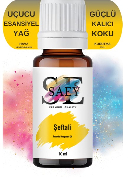Şeftali Esansiyel Uçucu Koku Yağ Buhurdanlık Yağı Difüzör Esansı Hobi Esans 10ml