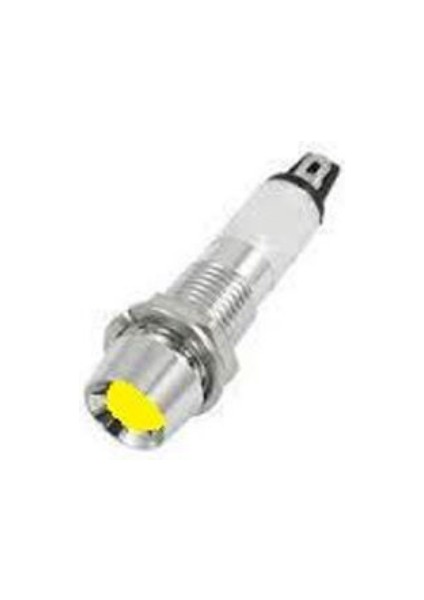 IC-225 Sinyal Lambası 8mm Metal 220V - Sarı
