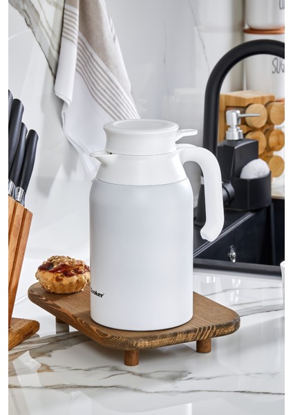 2 Litre Çift Katmanlı 304 Paslanmaz Çelik Termos (Outdoor, Kamp, Piknik, Ofis, Seyahat, Ev)