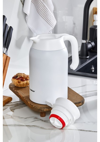 2 Litre Çift Katmanlı 304 Paslanmaz Çelik Termos (Outdoor, Kamp, Piknik, Ofis, Seyahat, Ev) fırsatları