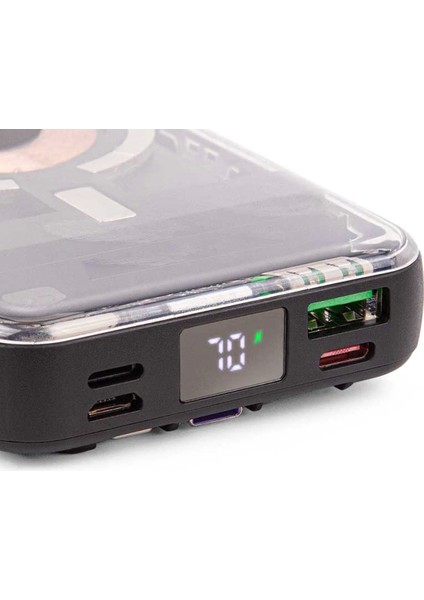 MS07 10000 Mah 22.5 Watt Wıreless Şarj Özellikli Magsafe Powerbank modelleri