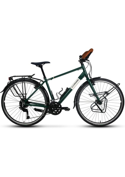 Cr-T Trip 18-V Vb Tur Bisikleti - Koyu Yeşil-Beyaz - 53 cm