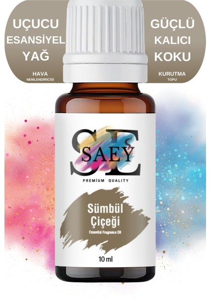 Sümbül Çiçeği Esansiyel Uçucu Koku Yağ Buhurdanlık Yağı Difüzör Esansı Hobi Esans 10ml