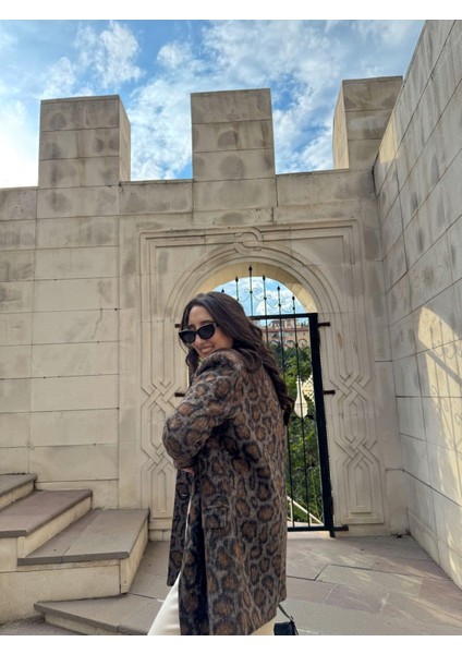 Leopar Desen Blazer Ceket fırsatları