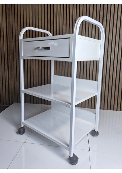 Çekmeceli Tekerlekli Etajer fiyatları