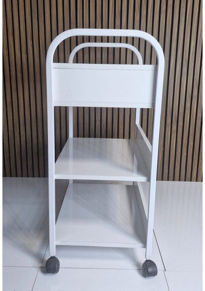 Çekmeceli Tekerlekli Etajer modelleri