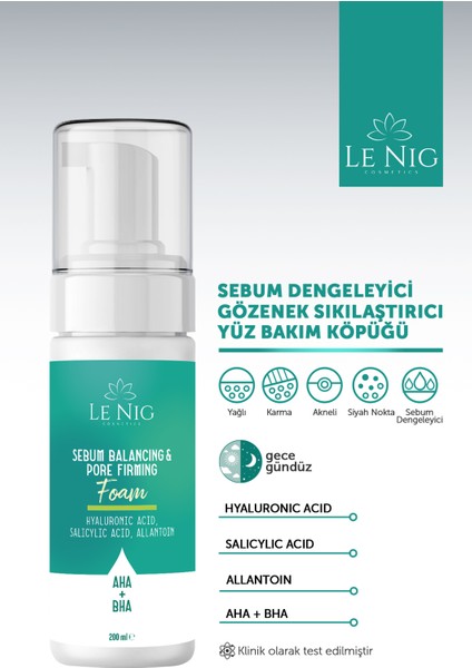 Sebum Dengeleyici Yüz Temizleme Köpüğü 200 ml fırsatları