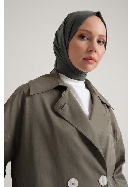 Yarım Astarlı Pamuk Oversize Kap 23Y7007 Haki modelleri