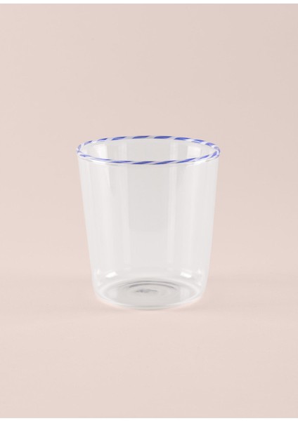 Borosilikat Su Bardağı Mavi 320 ml BRD0131 fırsatları