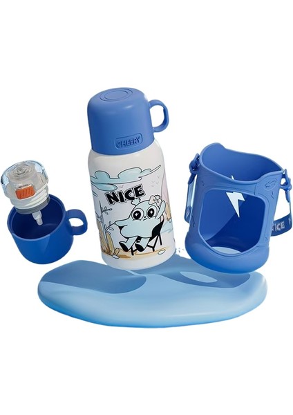 Karikatür 316 Paslanmaz Çelik Çocuk Termos Kupa (Yurt Dışından)