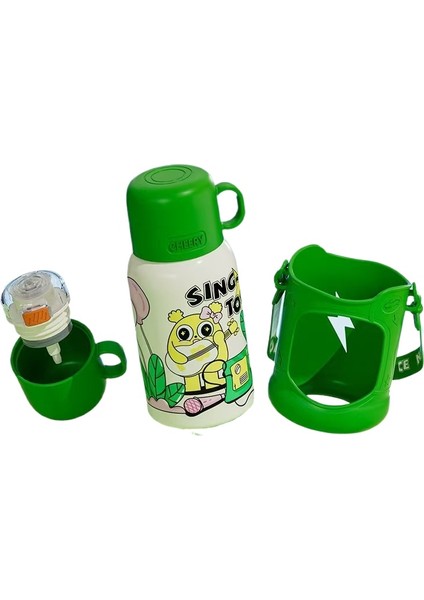 Karikatür 316 Paslanmaz Çelik Çocuk Termos Kupa (Yurt Dışından)