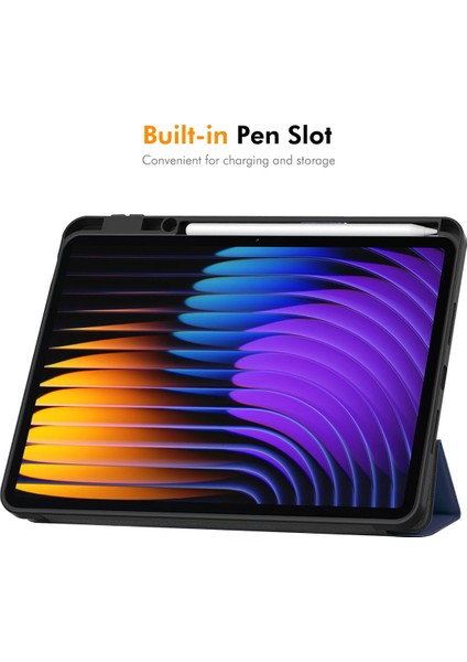 Pu Deri Akıllı Kılıf Xiaomi Pad 7/7 Pro 11.2 (Yurt Dışından)